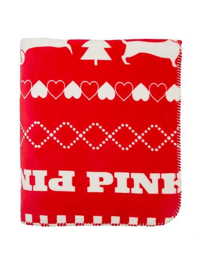 Теплий плед із логотипом PINK Victoria's Secret Cozy-Plush Blanket - Зображення 2