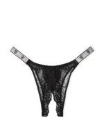 Трусики бразиліана Victoria's Secret Very Sexy Shine Strap Lace Crotchless Brazilian Panty