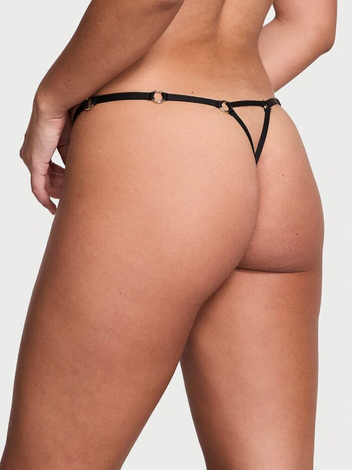 Трусики тонг Very Sexy Tropical Leaf Hardware V-String Panty - Зображення 2