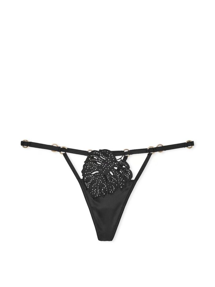 Трусики тонг Very Sexy Tropical Leaf Hardware V-String Panty - Зображення 4