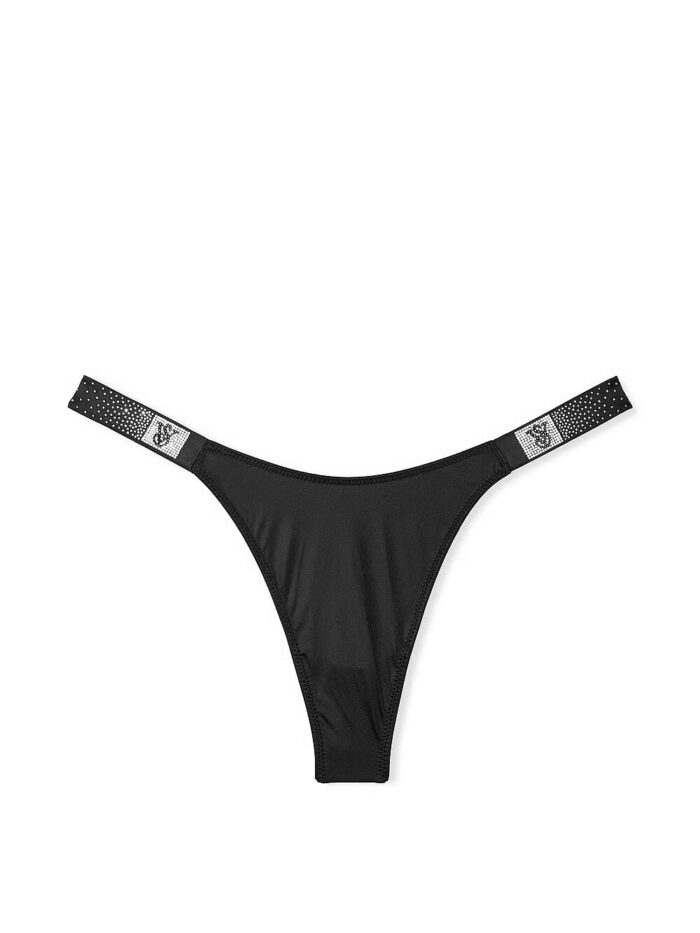 Трусики тонг Вікторія Сікрет Very Sexy Shine Strap Lace Thong Panty - Зображення 4