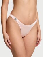 Трусики тонг Вікторія Сікрет Very Sexy Shine Strap Lace Thong Panty