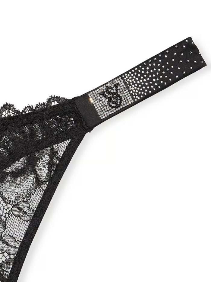 Трусики тонг Вікторія Сікрет Very Sexy Shine Strap Lace Thong Panty - Зображення 3