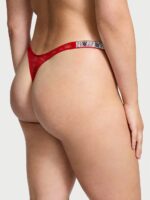 Трусики тонг Вікторія Сікрет Very Sexy Shine Strap Lace Thong Panty - Зображення 2
