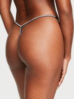 Трусики тонг Вікторія Сікрет Very Sexy Shine Strap Lace V-String Panty