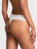 Мереживні трусики тонг Victoria's Secret Lace Thong Panty - Зображення 2