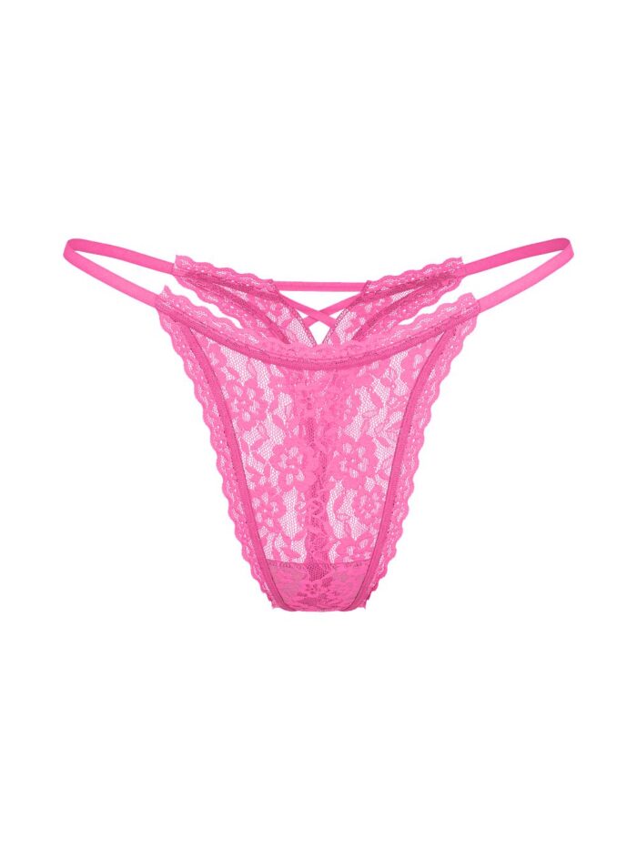 Мереживні трусики тонг Victoria's Secret Lace String Thong Panty - Зображення 3