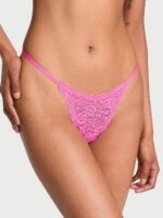 Мереживні трусики тонг Victoria's Secret Lace String Thong Panty
